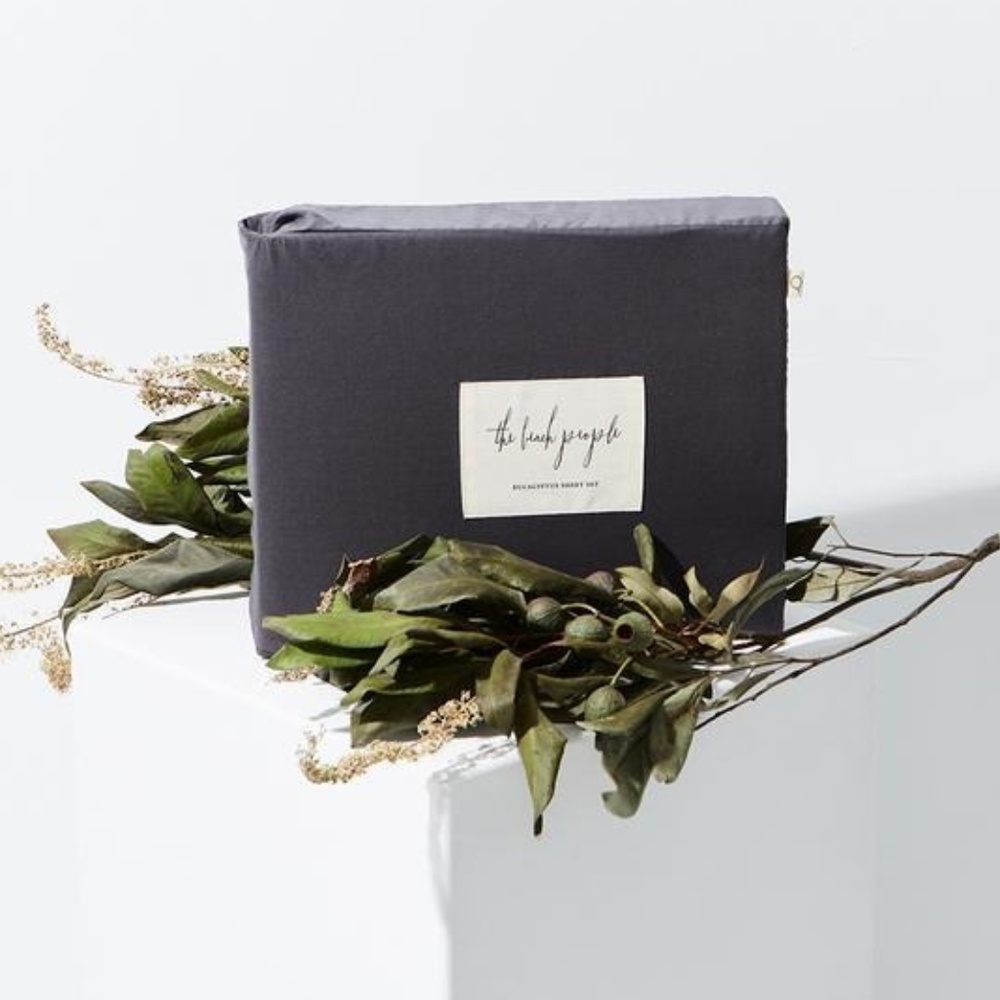 Eucalyptus Sheet Set Twin New Charcoal